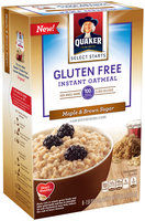 Quaker® Select Starts Gluten Free Maple & Brown Sugar Instant Oatmeal