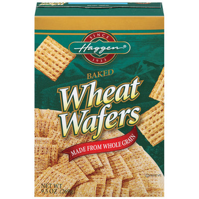 Haggen Baked Wheat Wafers 9.5 Oz Box