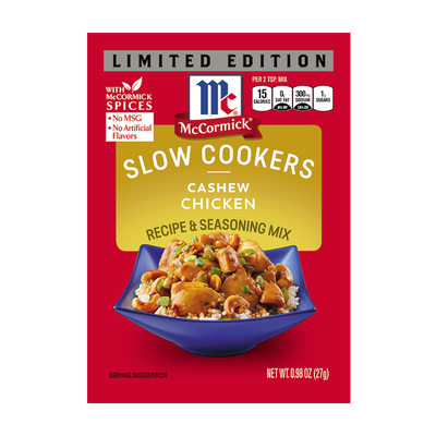 McCormick® Slow Cookers Cashew Chicken Seasoning