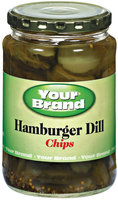 Your Brand Hamburger Dill Chips Pickles 24 Fl Oz Jar