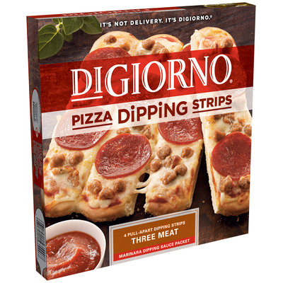 DIGIORNO Three Meat Small Pizza Dipping Strips 10.1 oz. Box