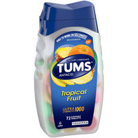 Tums® Ultra Strength 1000 Tropical Fruit Antacid Chewable Tablets 72 ct Bottle