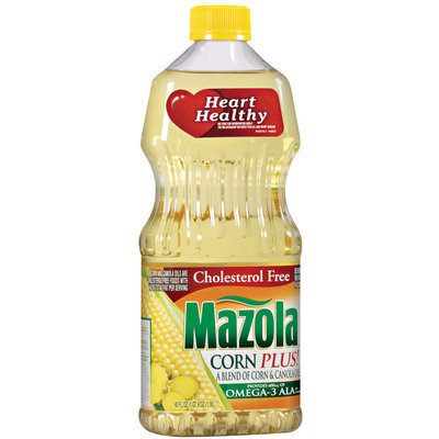 Mazola Heart Healthy Corn Plus Oil 40 Oz Plastic Bottle