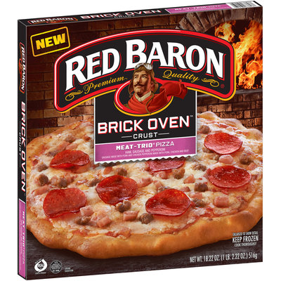 Red Baron® Brick Oven™ Crust Meat-Trio® Pizza 18.22 oz. Box