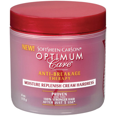 Optimum Care Moisture Replenish Cream Hairdress Anti-Breakage Therapy 4 Oz