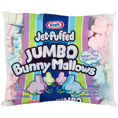 Kraft Jet-Puffed Jumbo BunnyMallows Marshmallows 24 oz. Bag