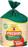 Mission® White Corn Tortillas Estilo Casero 70 ct Bag