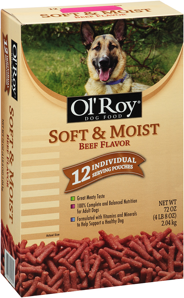 Ol' Roy® Soft Moist Beef Flavor Dog Food
