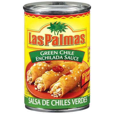 Las Palmas Green Chile Hot Enchilada Sauce 10 Oz Can