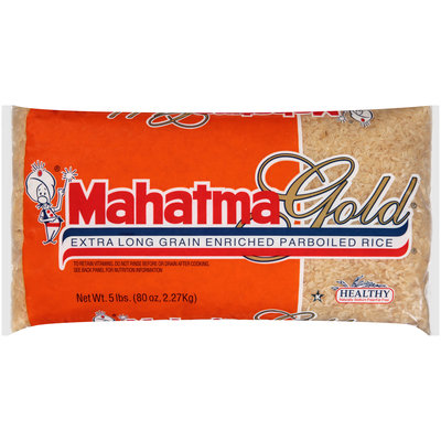 Mahatma Gold® Extra Long Grain Enriched Parboiled Rice® 5 lb. Bag