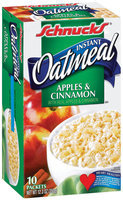 Schnucks Instant Apples & Cinnamon Oatmeal 10 Ct Box