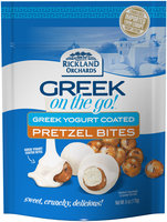 Rickland Orchards™ Greek On The Go!™ Greek Yogurt Coated Pretzel Bites 6 oz. Bag
