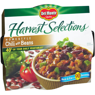 Del Monte® Harvest Selections Homestyle Chili with Beans Microwave Bowl