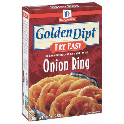McCormick® Golden Dipt® Fry Easy Onion Ring Seasoned Batter Mix