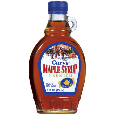 Cary's Maple Premium Syrup 8 Oz Glass Bottle