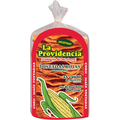 La Providencia™ Red Corn Tostadas 25 ct 9 oz.