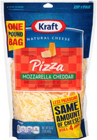Kraft Pizza Shredded Mozzarella Cheddar Cheese 16 oz. ZIP-PAK®