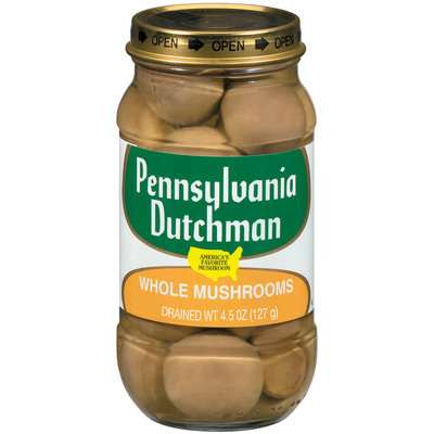 Pennsylvania Dutchman Whole Mushrooms 4.5 Oz Jar