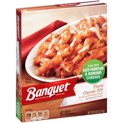Banquet® Three Cheese Ziti 8 oz. Box