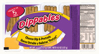 Dippables® Cheese Dip & Pretzels Sticks 4.5 oz. Pack