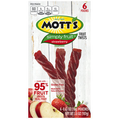 Mott's® Simply Fruit Strawberry Fruit Twists