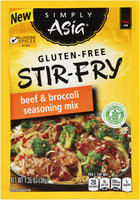Simply Asia® Gluten-Free Stir-Fry Beef & Broccoli Seasoning Mix 1.35 oz. Packet