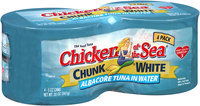 Chicken of the Sea® Albacore Tuna Chunk White in Water 5 oz 4 ct Wrapper