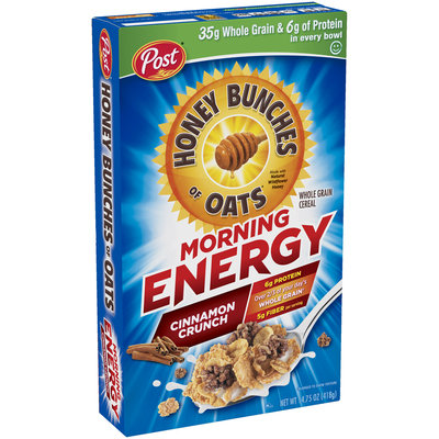 Honey Bunches of Oats Morning Energy Cinnamon Cereal