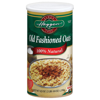 Haggen Old Fashioned 100% Natural Oats 42 Oz Cylinder