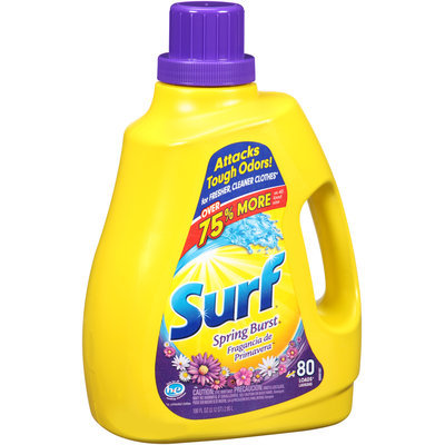 Surf® Spring Burst® Laundry Detergent 80 Loads 100 Fl Oz Plastic Jug