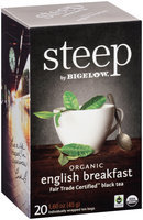 Steep by Bigelow® Organic English Breakfast Fair Trade Certified Black Tea Bags 20 ct. Bags
