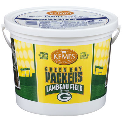 Kemps® Green Bay Packers Vanilla Ice Cream 1.03 Gal Pail