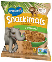 Barbara's® Snackimals™ Oatmeal Cookies 1 oz. Bag