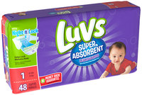 Stretch Luvs Super Absorbent Leakguards Diapers Size 1 48 Count