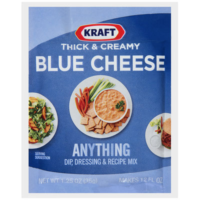 Kraft® Thick & Creamy Blue Cheese Dip, Dressing & Recipe Mix 1.25 oz. Packet