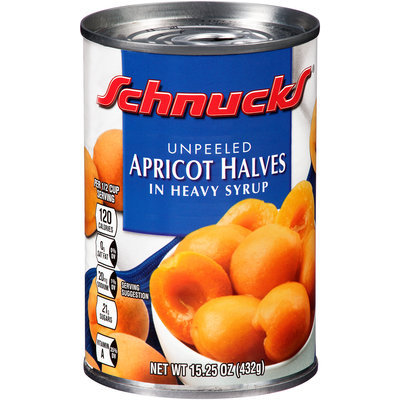 Schnucks® Apricot Halves in Heavy Syrup 15.25 oz. Can