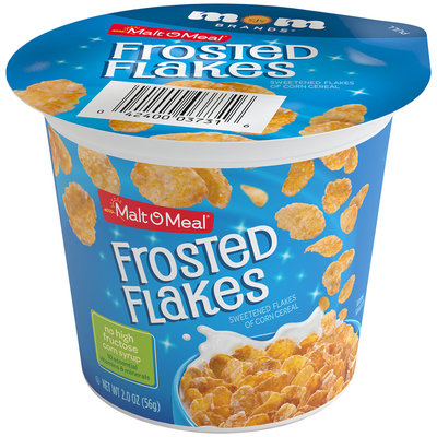 Malt-O-Meal® Cereal Snackers® Frosted Flakes Cereal 2 oz. Cup