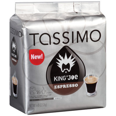 Tassimo King of Joe Espresso Coffee T Discs 16 ct. Bag