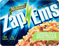 Michelina's® Zap 'Ems™ Chinese-Style Vegetables & White Chicken in Sauce with Rice 7.5 oz. Tray