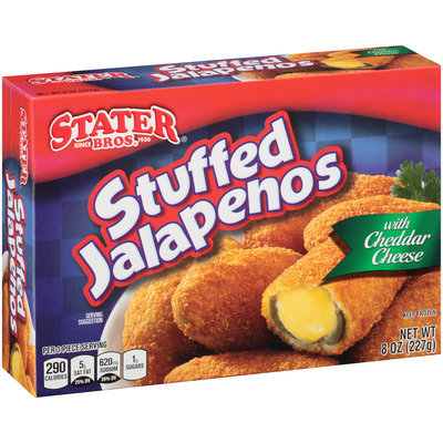 Stater Bros.® Stuffed Jalapenos with Cheddar Cheese 8 oz. Box