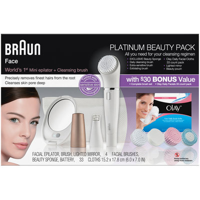 Mixed Braun Face Platinum Beauty Pack with $30 Bonus Value