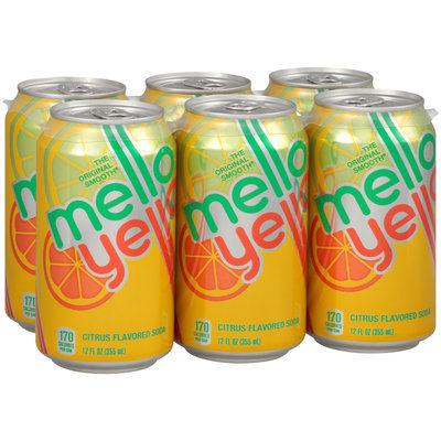 Mello Yello® Citrus Soda 6-12 fl. oz. Cans
