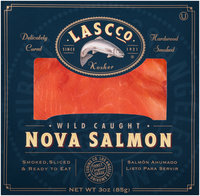 LASCCO® Wild Caught Nova Salmon 3 oz. Package