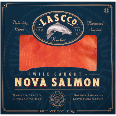 LASCCO® Wild Caught Nova Salmon 3 oz. Package