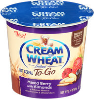 Cream of Wheat® Instant To-Go Mixed Berry with Almonds Hot Cereal 2.29 oz. Cup