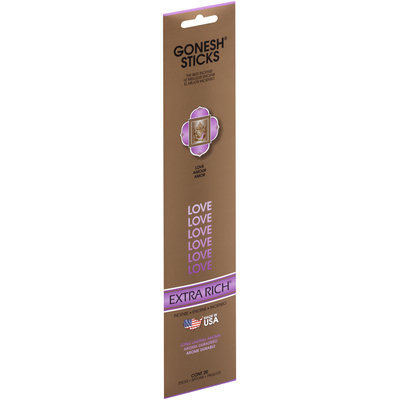 Gonesh® Extra Rich® Love Incense Sticks 20 ct Carded Pack
