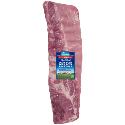 Farmland® Extra Tender® Extra Meaty Fresh Pork Loin Back Ribs Pack