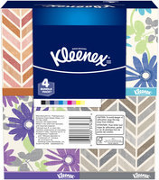 Kleenex® Medium Count Upright Everyday Tissues 4-80 ct Pack