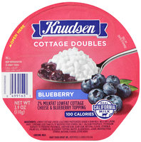 Knudsen Cottage Doubles Cottage Cheese & Blueberry Topping 3.9 oz. Tray
