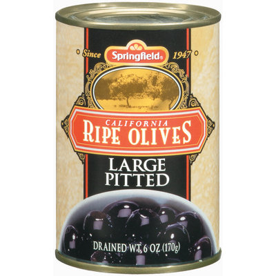 Springfield Ripe California Large Pitted Olives